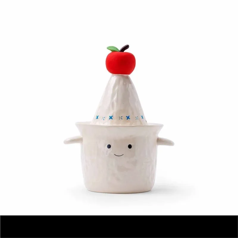 Creative Household Style Steamer Pot High Temperature Resistant Large Capacity Stew Pot Congee Pot Cute Ceramic Taji Pot ZJ310
