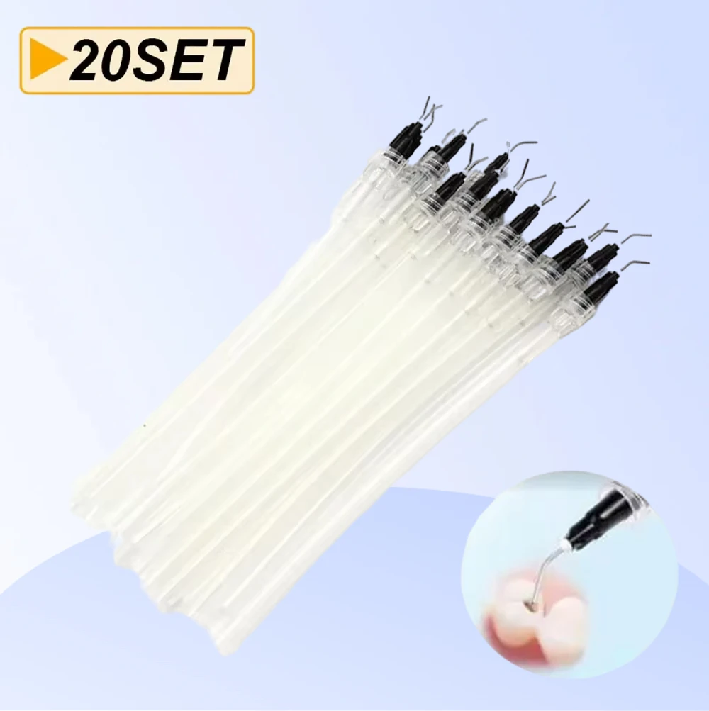 

Dental Medical Disposable Pipette Saliva Ejector Aspirator Suction Pre-Bent with Syring Needle Tip Dentistry Tools