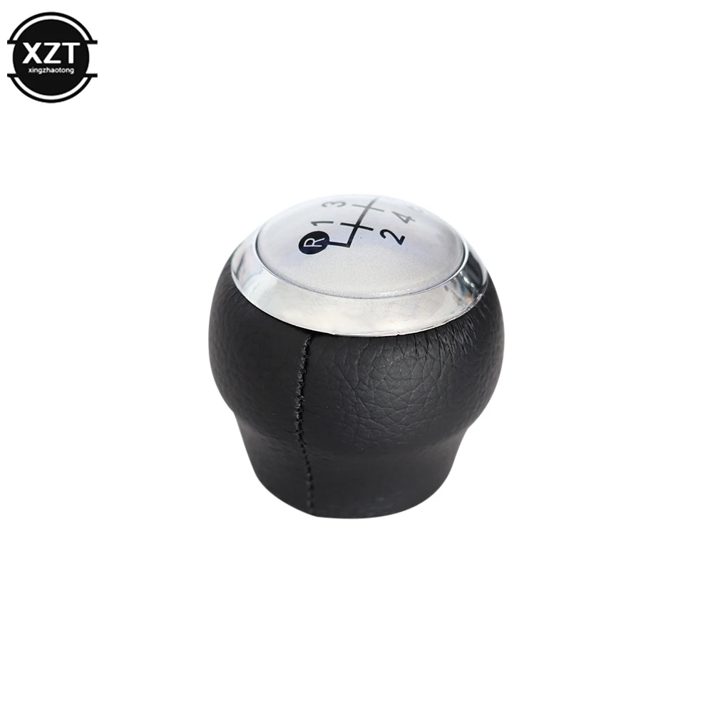 Gear Shift Knob For Toyota Auris 5/6 Speed Car Gear Lever Handball Chrome Gear Shift Knob Cap Cover Interior Parts Car Accessory