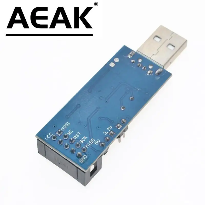 Programmatore USBISP USBASP AVR USB ISP USB ASP ATMEGA8 ATMEGA128 Supporto Win7 64