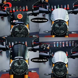 Motorcycles CNC Windshield Windscreen Visor Wind Screen Deflector Kit For Street Twin 900 Speed Twin 1200 Street Scrambler 900