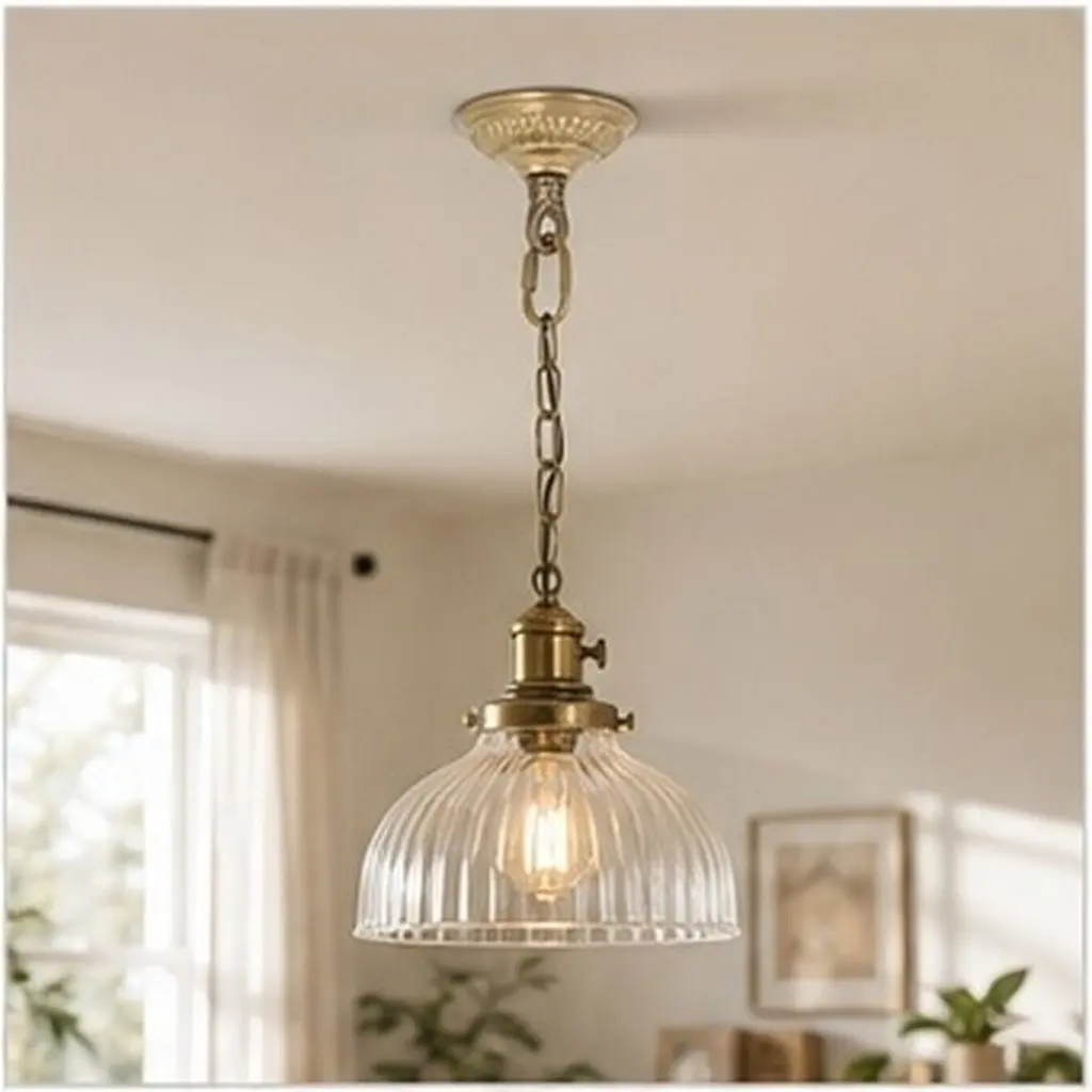 Light Canopy Copper Pendant Lamp Hook 10.5cm Swag Light Hanger for Hanging Chandelier Lantern Vintage Ceiling Hook