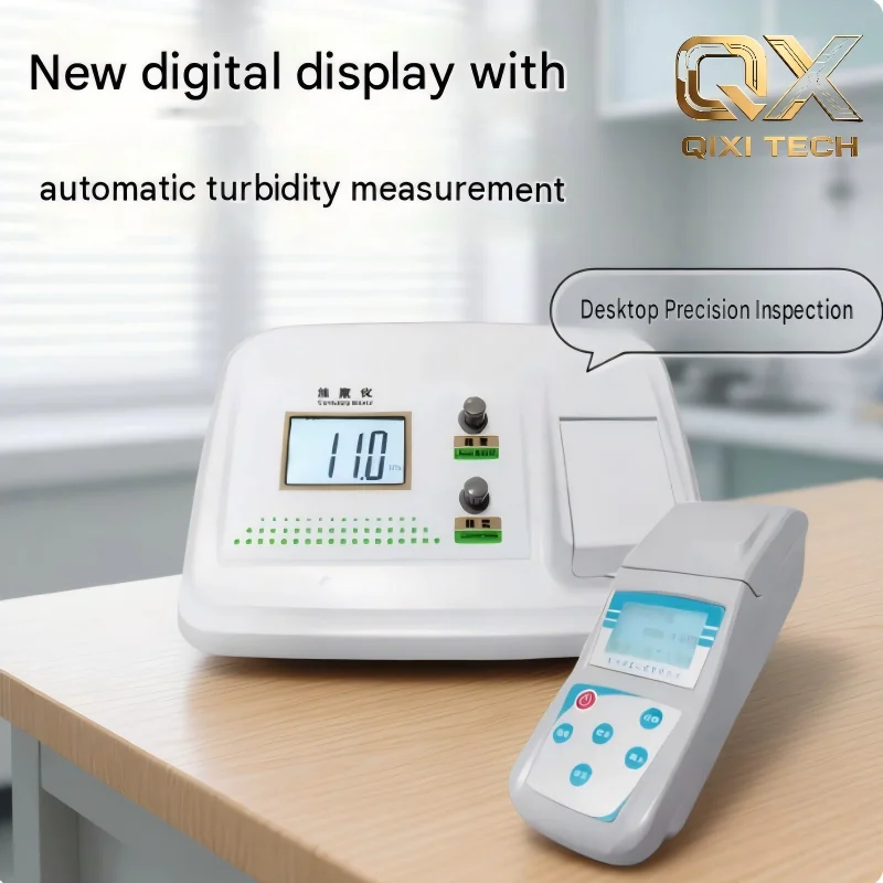 WGZ Portable Turbidimeter Microcomputer Scattered Light Turbidity Meter Intelligent Colorimeter Measure Range 0-200NTU 0.01 NTU