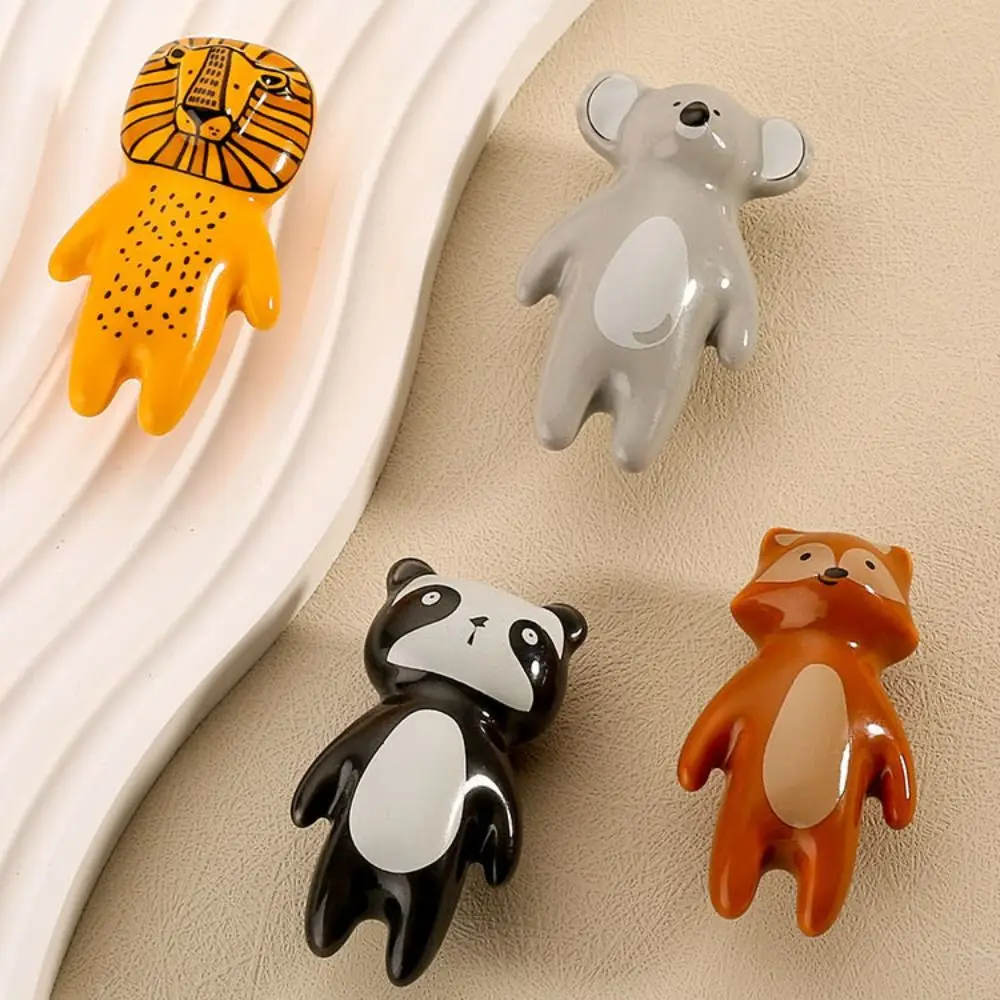 

Ceramic Ceramic Handle Furniture Handle Hardware Handle for Kids Cartoon Knob Single Hole Vintage Drawer Pull