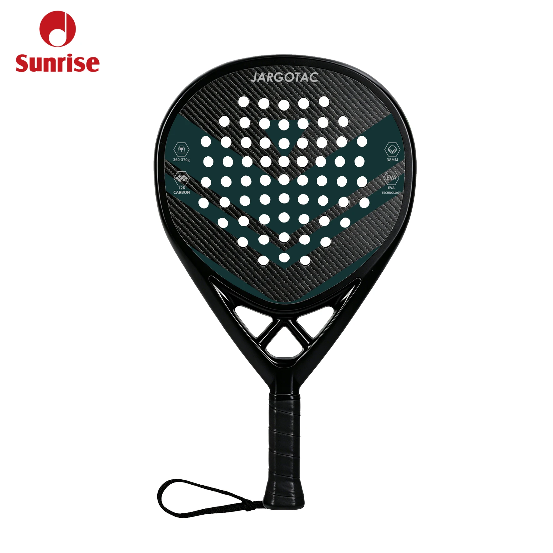 Professional SA002 Lightweight Padel Paddle 3k Carbon Fiber Teardrop High Quality Eva Core T700 Graphite Woven Sports