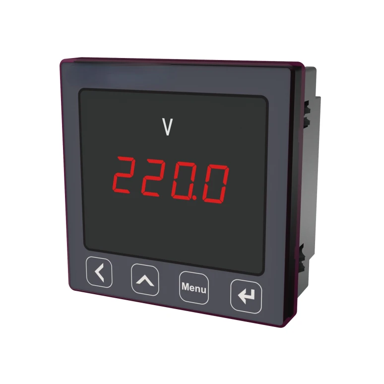 96*96 Extremely Cold RS485 LED 3 Wire Digital Mounting Milli Voltmeter