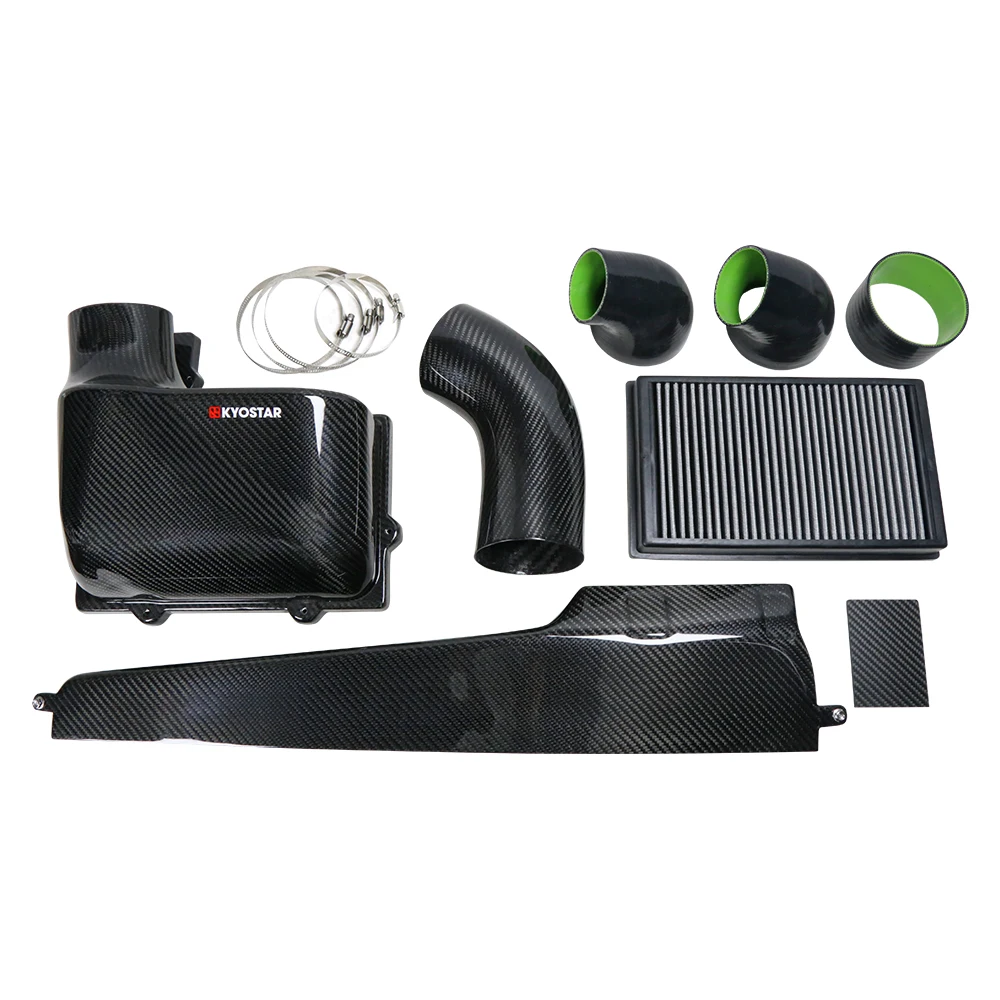 New Carbon Fiber Cold Air Intake System Performance Air Filter Panel Designed for   Golf MK7 R  / S3 8V EA888 1.8T/2.0T