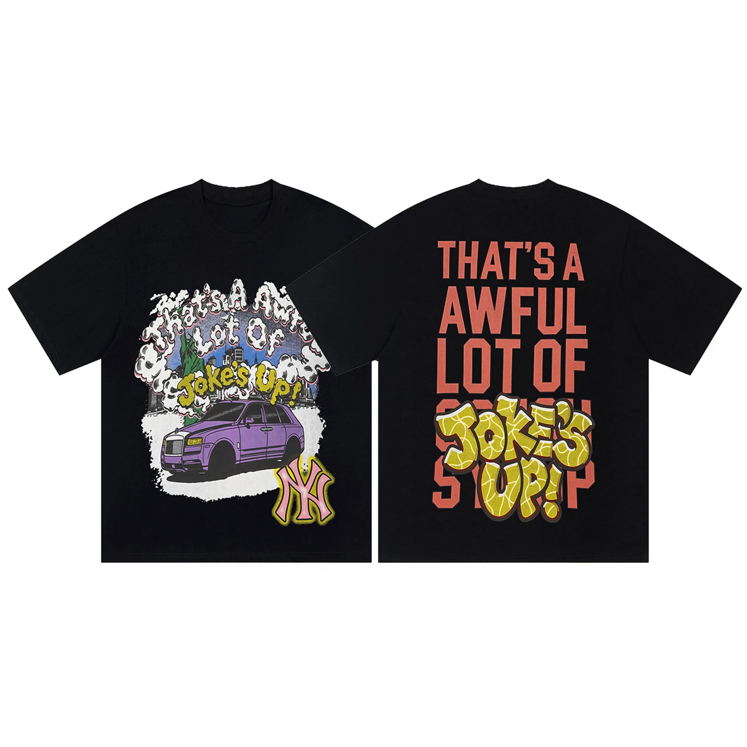 Rare THAT. SA AWFUL LOT OF COUGH SYRUP Cotton Tees Graphic Printing High-end Luxury Unisex Style Both of Men and Women