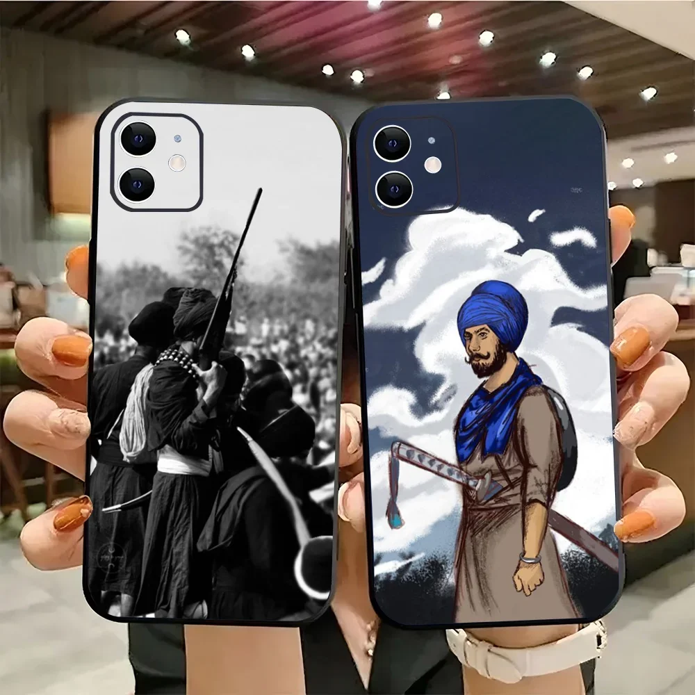 1pc Nihang Singh Sikh Pioneer Phone Case Silicone Soft For IPhone 16 15 14 13 12 11 Plus Pro Max Plus