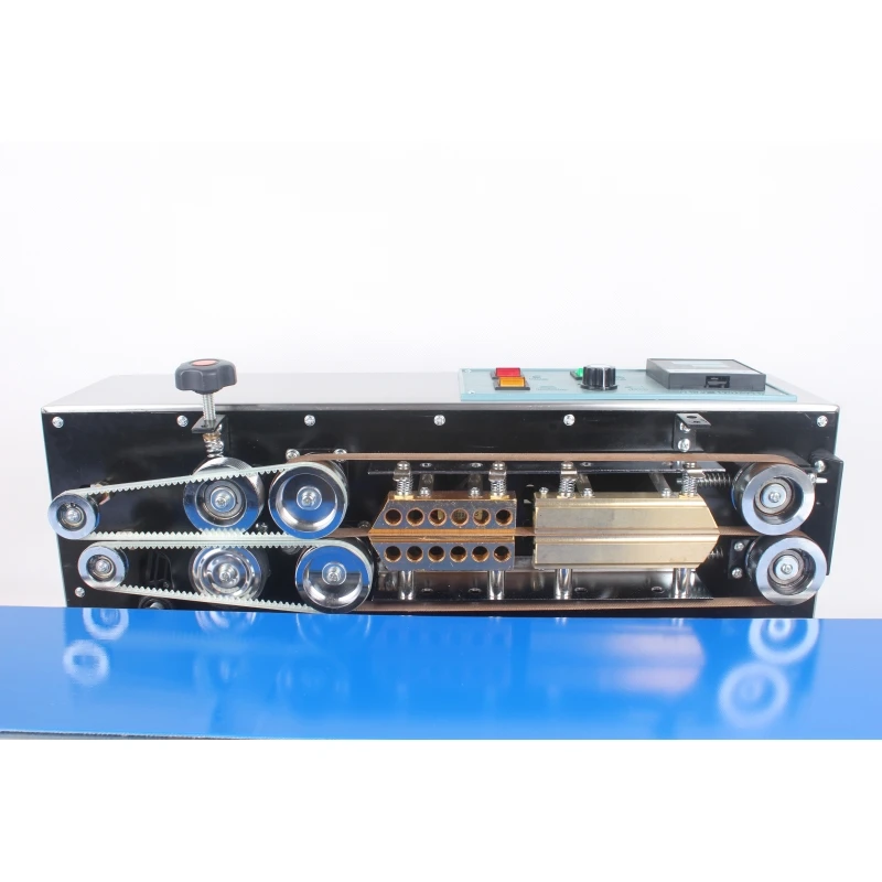 2023 SF-900 حقيبة الفرقة آلة السدادة المستمر الأفقي آلة الختم الحراري آلة سدادة الأكياس المستمرة #5