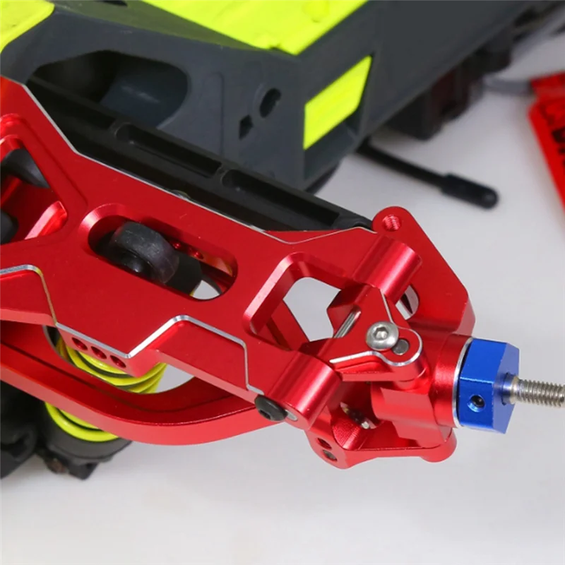 DELAM-Set Bracci oscillanti anteriori superiori per ARRMA 1/10 GORGON 4X2 2WD Gorgon Monster Truck RC Auto Parti di aggiornamento