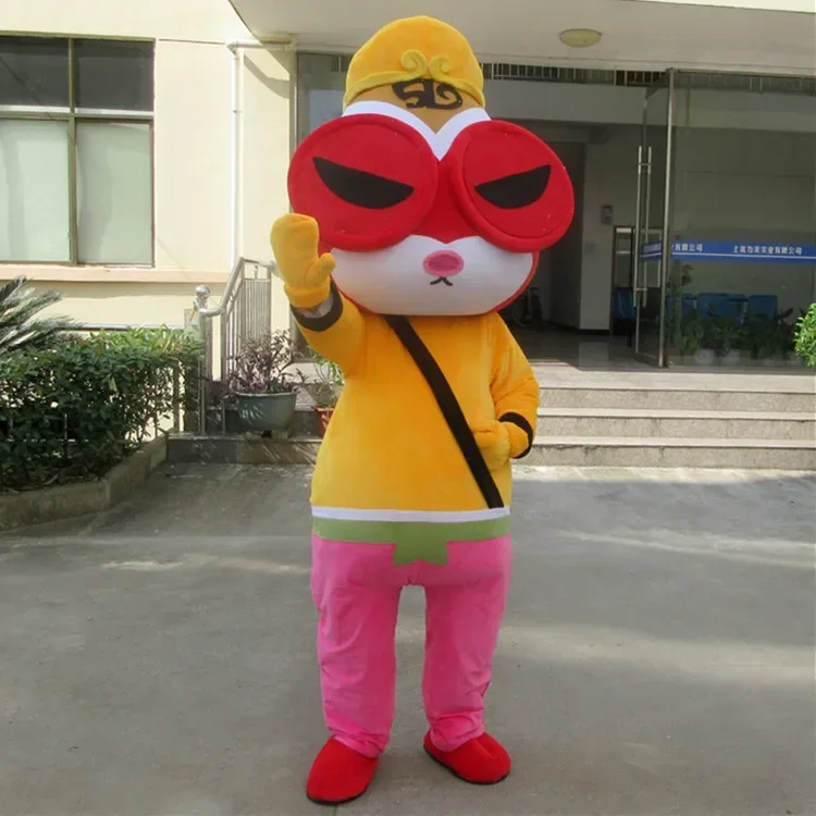 

Christmas Cartoon Sun Wukong Mascot Costume Performance Props Character Carnival Christmas Celebration Mascot