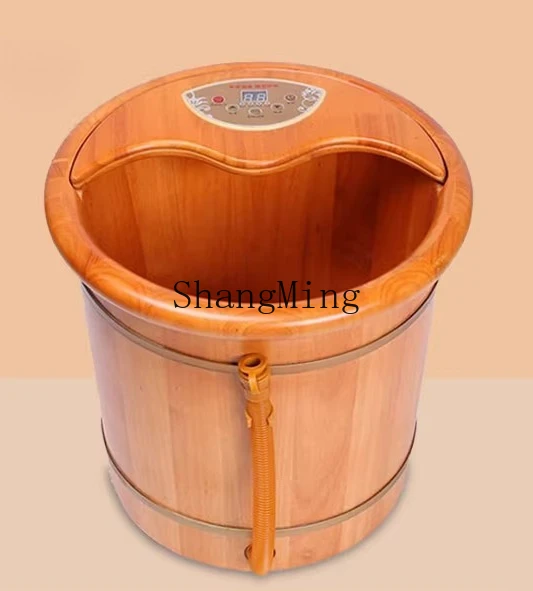 

CL thermal insulation foot soaking bucketconstant temperature electric heating foot soaking bucket wooden household automatic