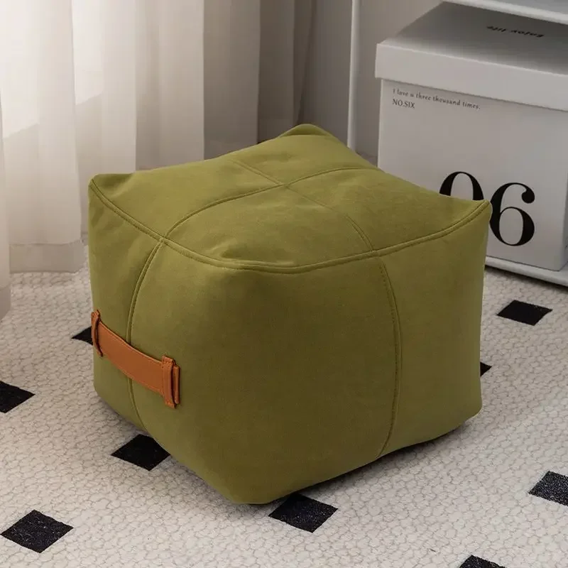 Lazy sofa Small apartment living room beanbag lounge chair Balcony bedroom casual green single sofa chair