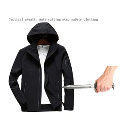 Chaqueta de autodefensa de seguridad anticorte, ropa táctica Personal, militar, sigilo, Swat, policía, Kleding Politie, otoño