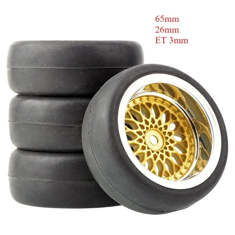 إطارات الانجراف البلاستيكية الصلبة RC لـ Trxs HSP Tamiya HPI - تصميم مسطح ناعم لـ Wltoys 144001 124018 A959-B MJX 14301 14303 #3