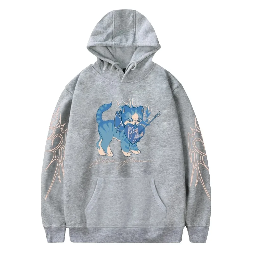 Moletom Flamingo Flim Flam feminino e masculino, moletom de manga comprida, pulôver fashion, roupas de gatinho sorridente 2024