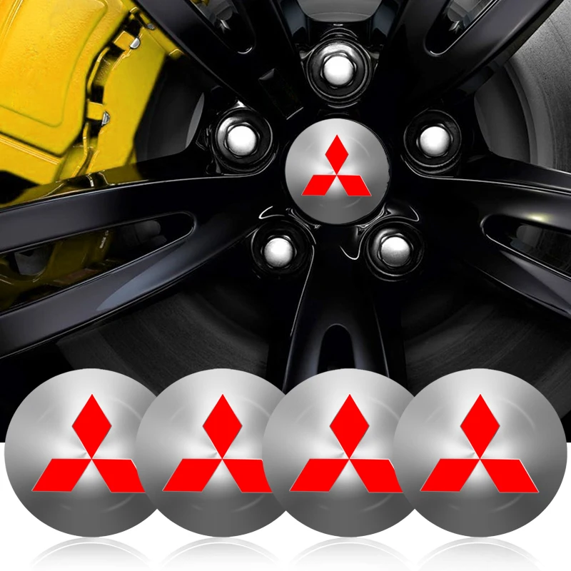 

4 шт., наклейки на эмблему для Mitsubishi Outlander I200 Pajero Eclipse ASX Lancer Space Delica