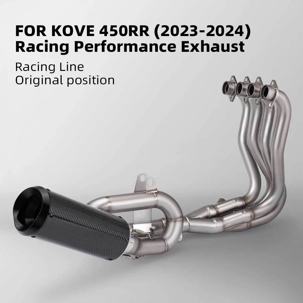 

Silent exhaust for Kove 450rr, complete system for motorcycle