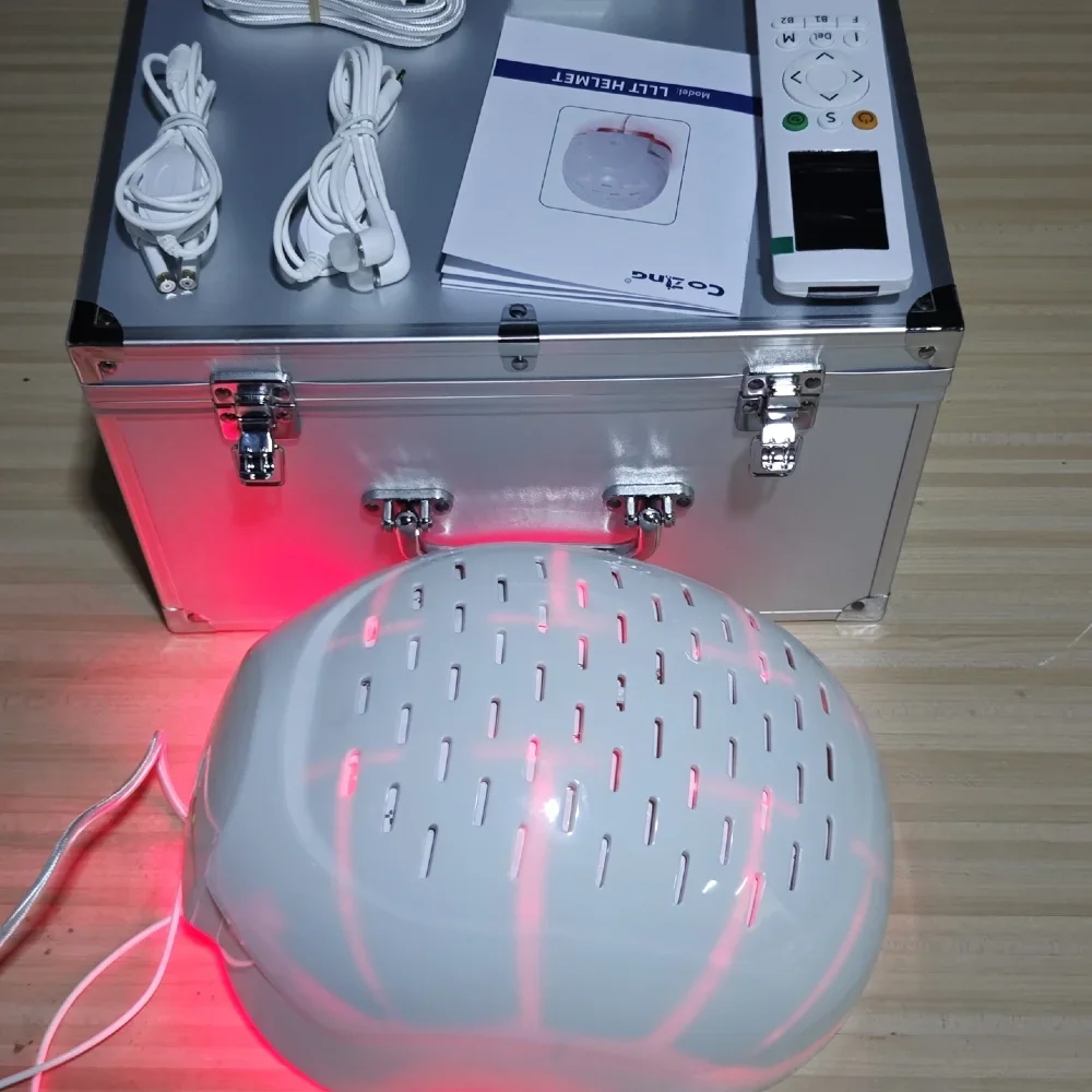 Professional 1070nm Infrared Light Therapy Helmet 1-20000Hz Adjustable for Brain Injury Anxiety PTSD Cognitive Enhancement view 6