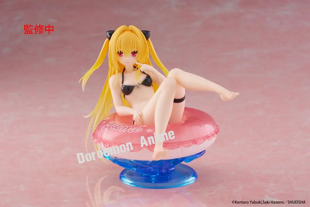 En Stock Original Taito Aqua Float Girls To Loveru Darkness Konjiki No Yami Anime Kawaii traje de baño niñas figuras modelo Juguetes