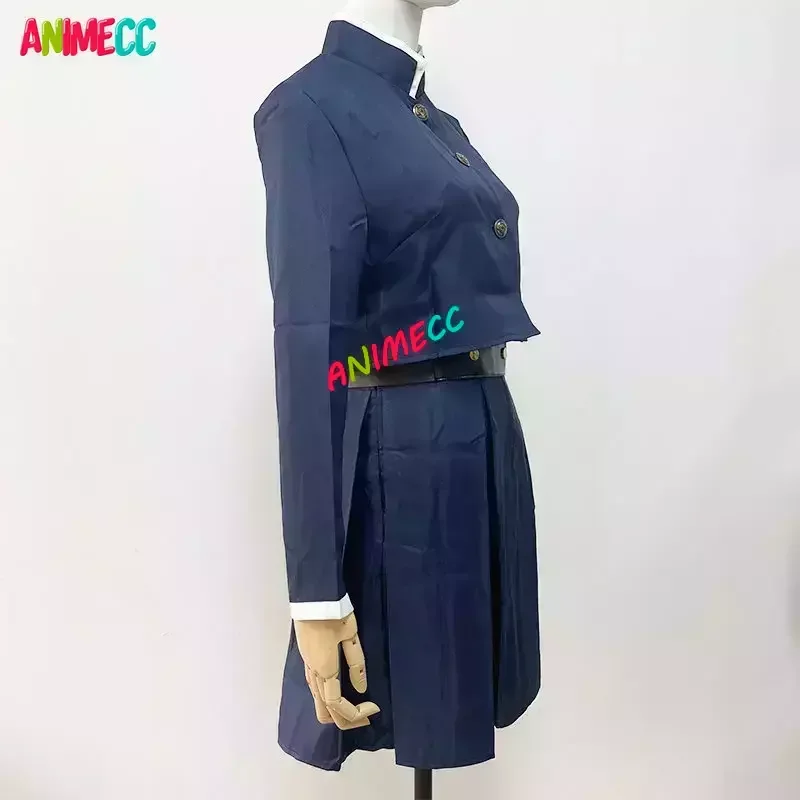 ANIMECC-Kugisaki Nobara Cosplay Costume para Mulheres, Peruca, Bolso, Tatuagem, Meias, Anime, Uniforme de Halloween, Conjunto Completo, em Estoque, S-3XL
