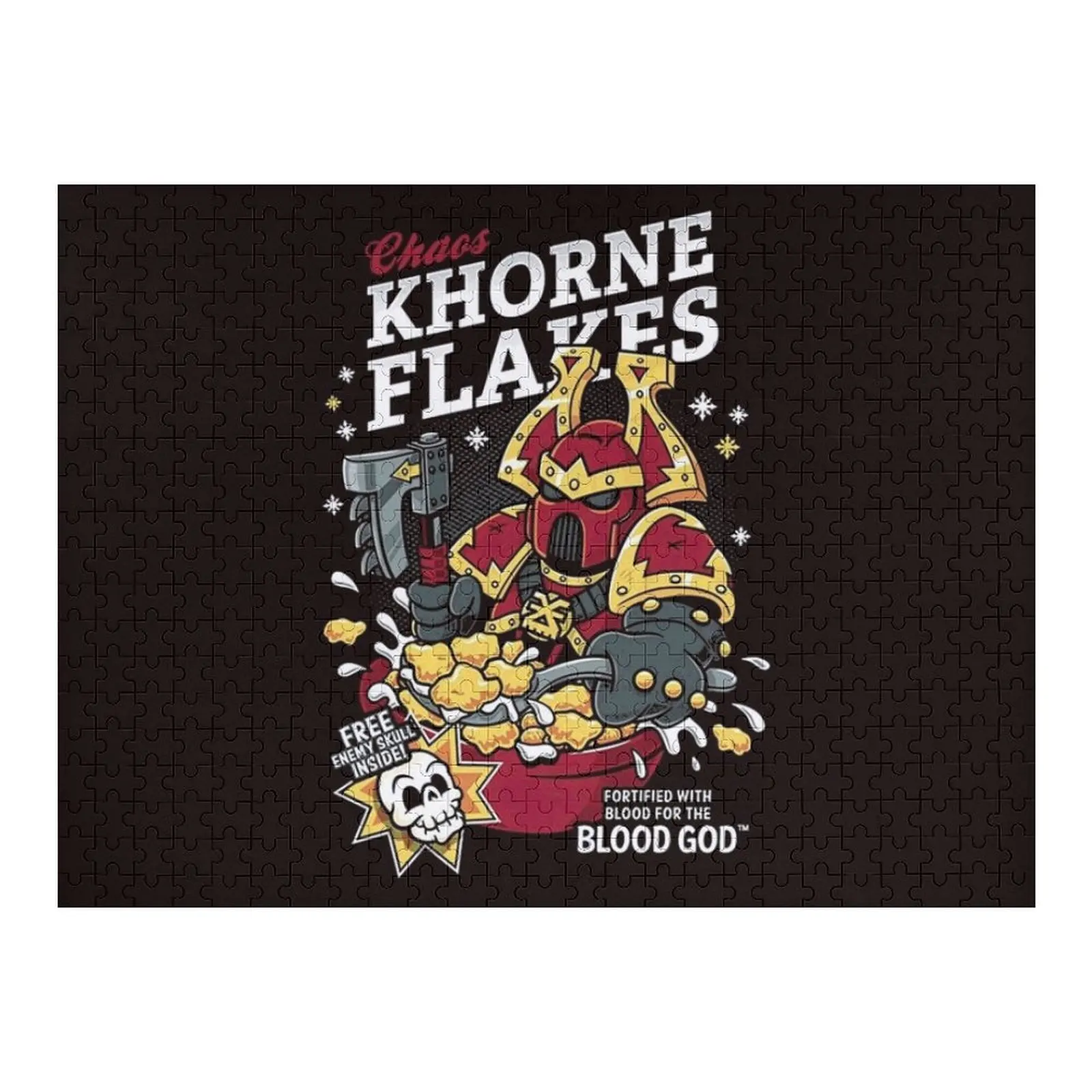 

Khorne Flakes Chaos Jigsaw Puzzle Jigsaw For Kids Personalized Wooden Name Wooden Name Puzzle