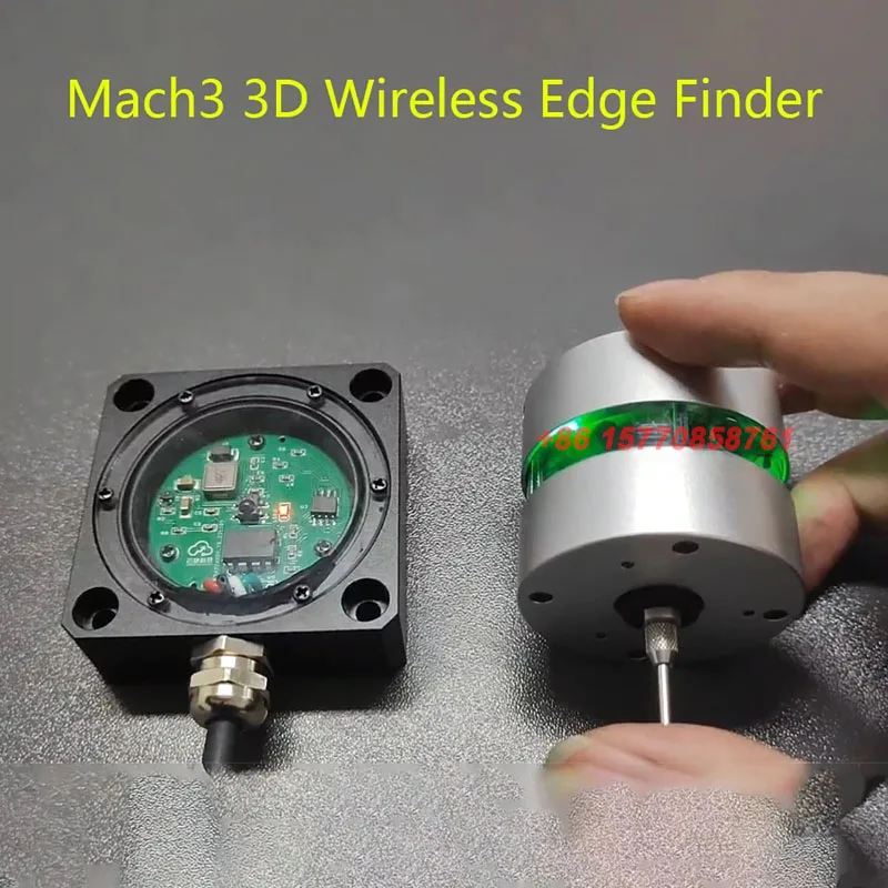 Imagem -02 - Cnc Wireless Protótipo Edge Finder Router Mach3 Fresadora Centrando Tool Setting