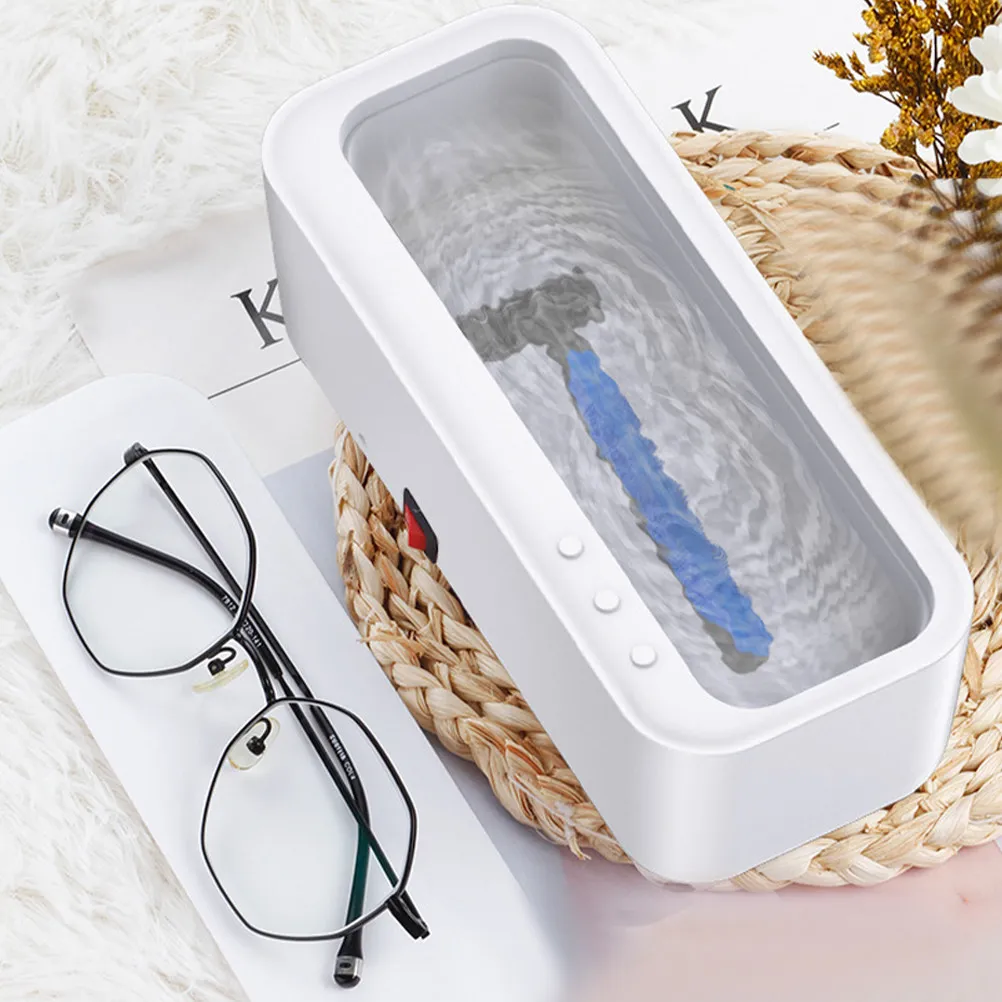 

Portable USB Jewelry Cleaning Box Efficient Watch Glasses False Tooth Cleaner Device Multi-Functional Cleaning