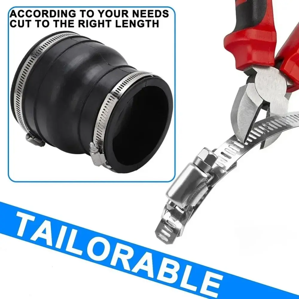 Clamp And Fasteners 304 Stainless Steel Hose Clamps With Fasteners Heavy Duty Adjustable Hose Clamps Clamp Fasteners