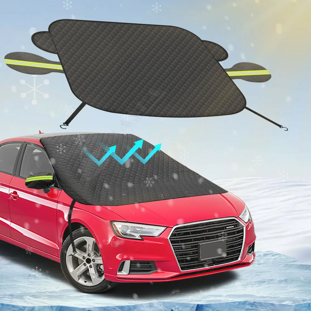 لأودي A3 8L 8P 8V 1997- 2025 ظلة غطاء زجاج سيارة الثلوج الشمس الظل السيارات المغناطيسي غطاء الزجاج الأمامي