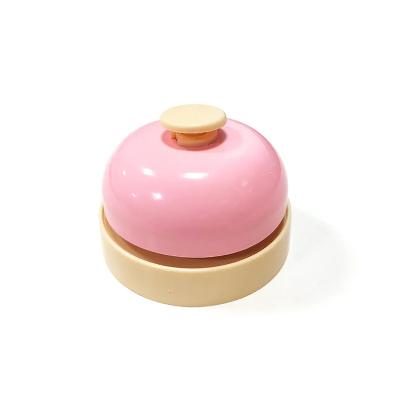 Baby Metal Ring Bell Sound Toy for Infant Auditory Stimulus Colorful Desk Bell Game Call Bell Pet Summon Ring Children Aids