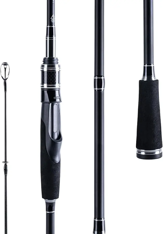 

Goture Knight Lure Fishing Rod 2-Piece 1.89m 2.1m 2.4m Portable Travel Spinning Casting Rod Line Weight MAX 20LB MF Power