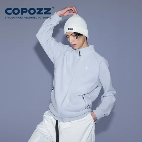 COPOZZ Зимняя флисовая куртка для взрослых