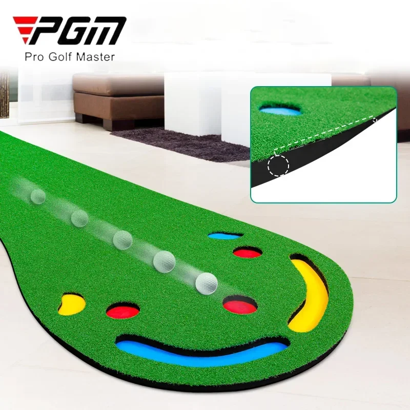 PGM Widen Portable Golf Green Nature Slope Durable Putting Green Mats Indoor Putter Practice Blanket Golf Training Aids 0.9*3M