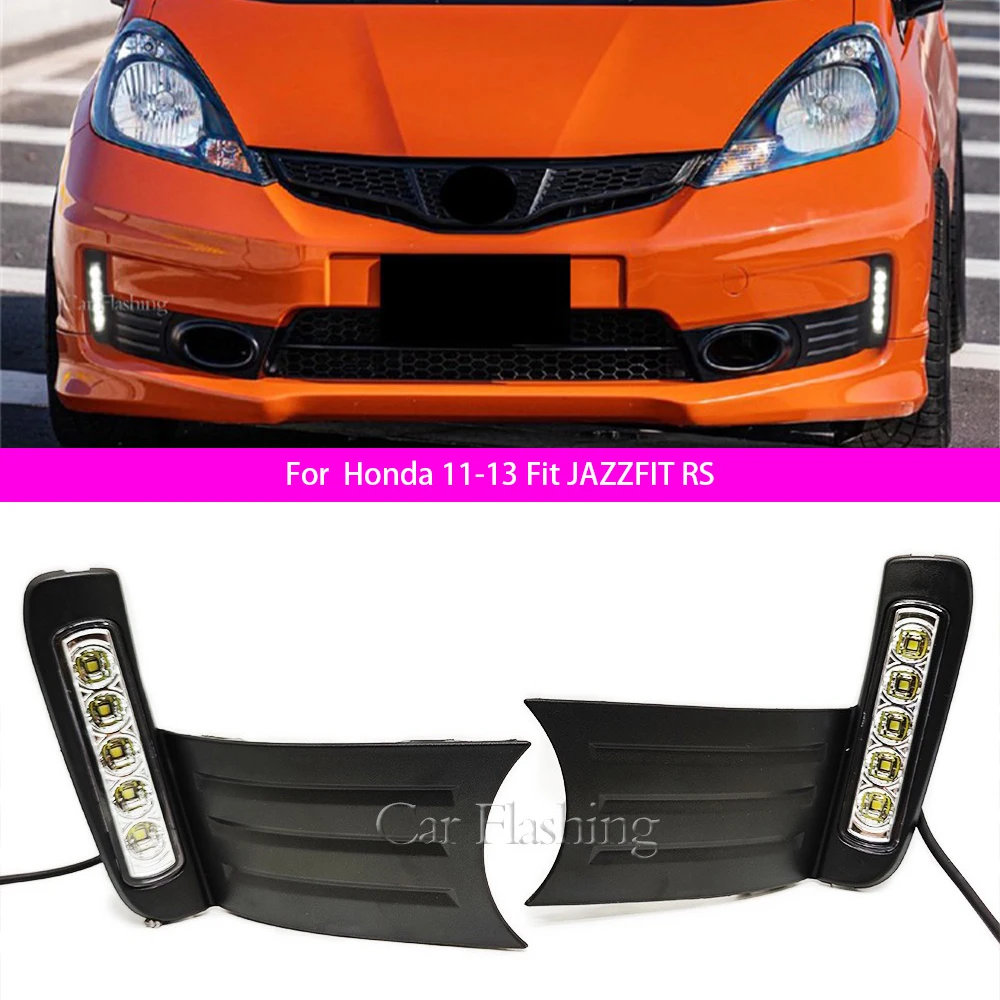 

Для Honda 2011-2013 подходят для дневных ходовых огней JAZZ/FIT RS, дневных ходовых огней, передних противотуманных фар