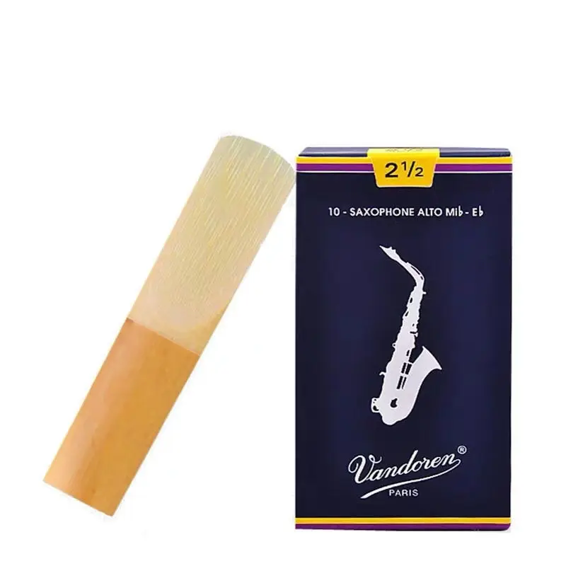 Saxophone Reed Alto Tenor Vandoren Reed Blue Case No. 2.5 No. 3