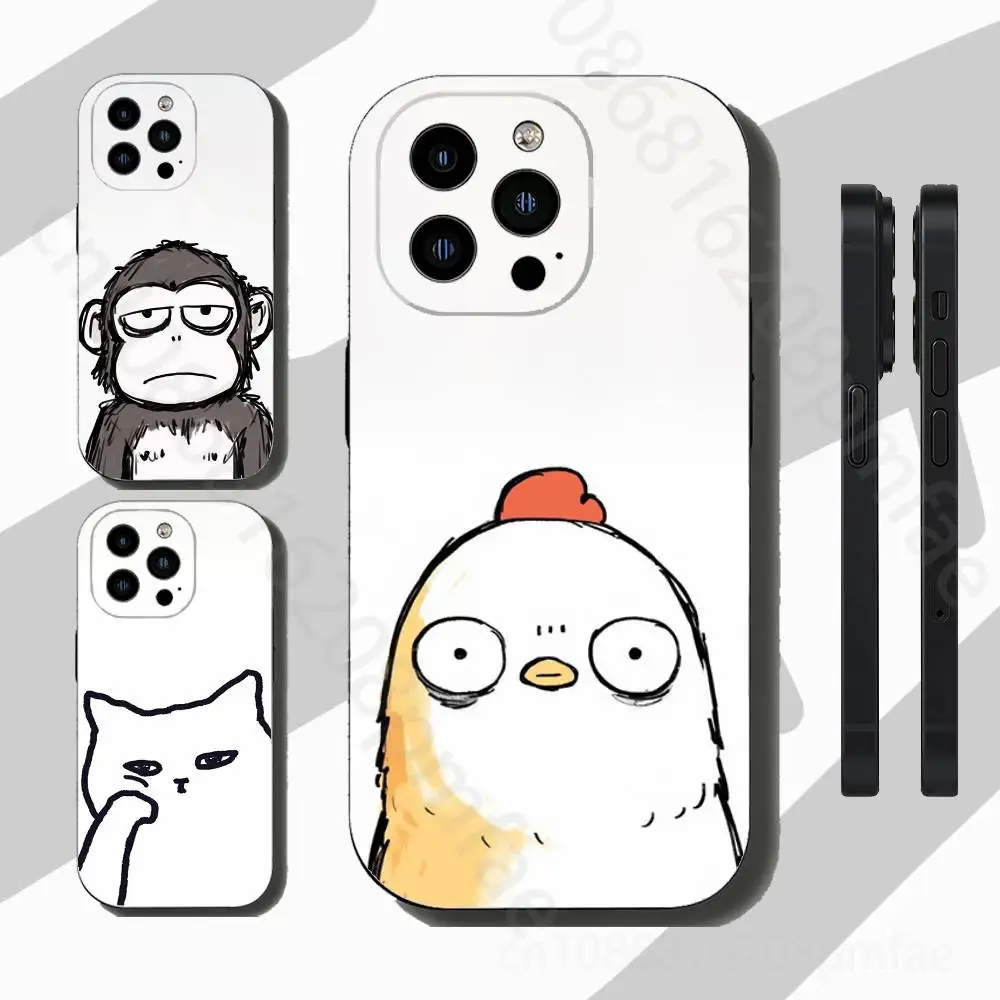 

Ugly Cute Animal Series Phone Case For iPhone 17,16,15,14,13,12,11 Pro,Max,Plus,X,XS,XR,SE,Mini