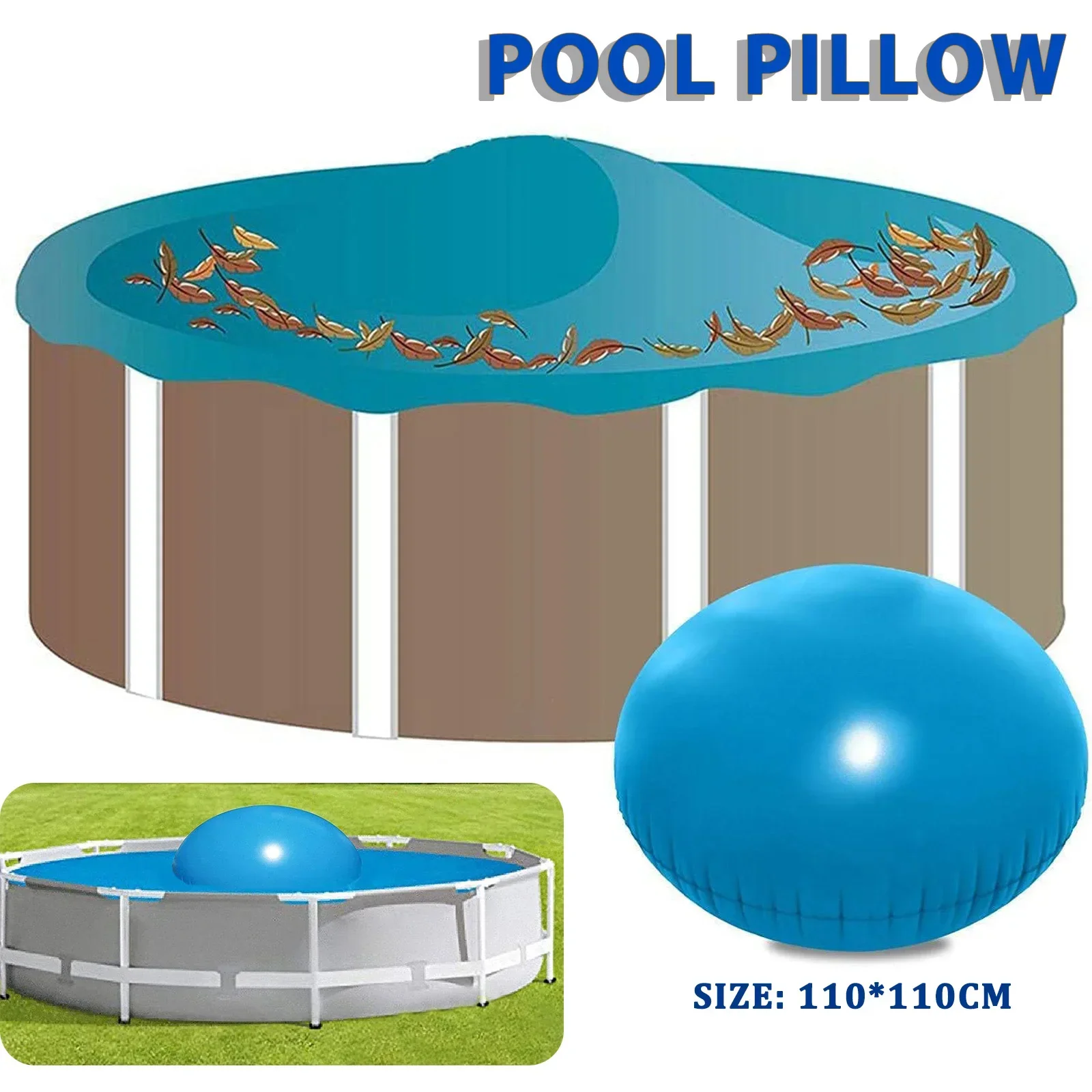 

Прочная воздушная подушка для бассейна, чехол для бассейна из ПВХ, воздушная подушка, прочная утепленная подушка для бассейна, морозостойкая для надземных бассейнов