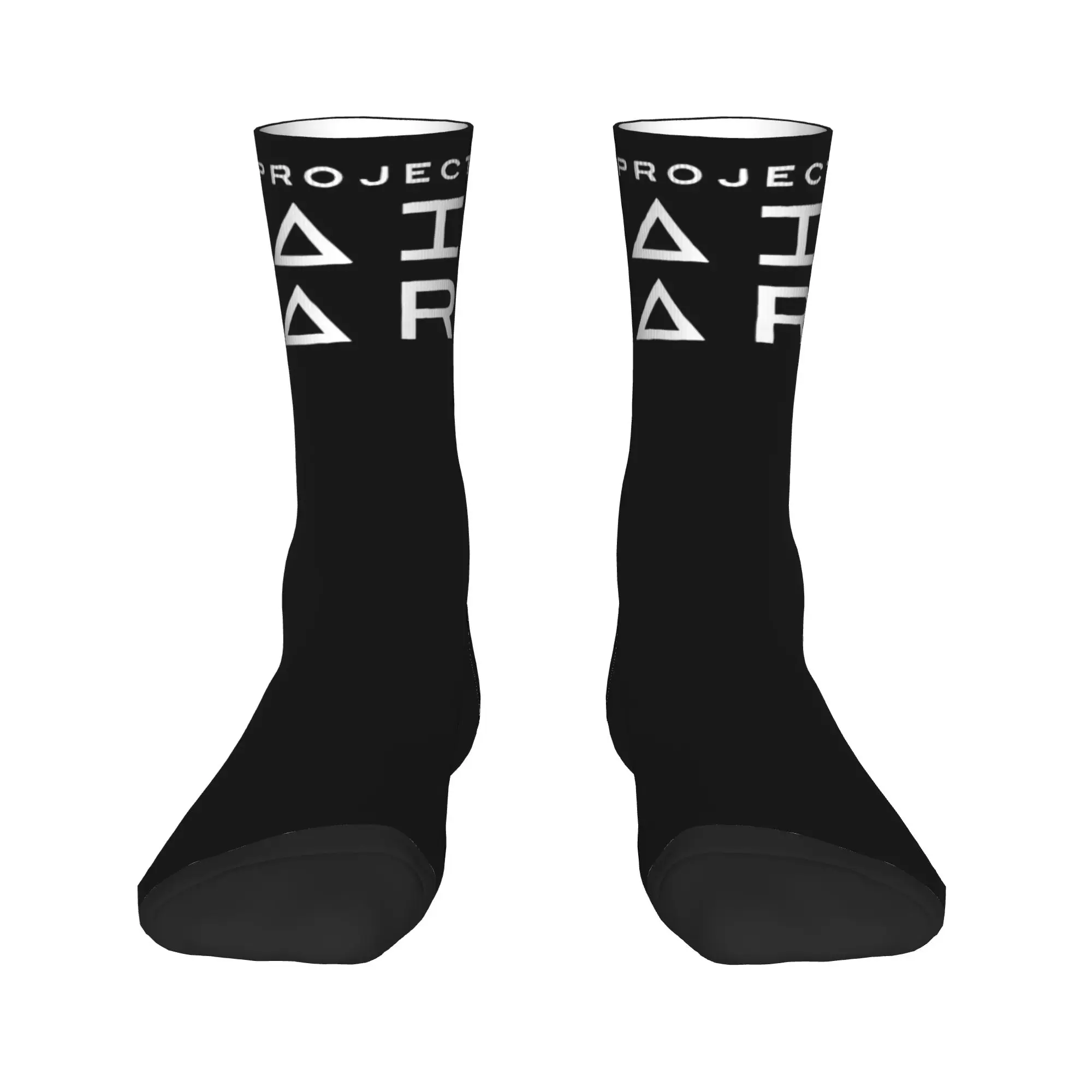PHM Logo Project Hail Mary Socks  Modern Stockings Unisex Men Quality Running Socks Autumn Graphic Anti Sweat Socks