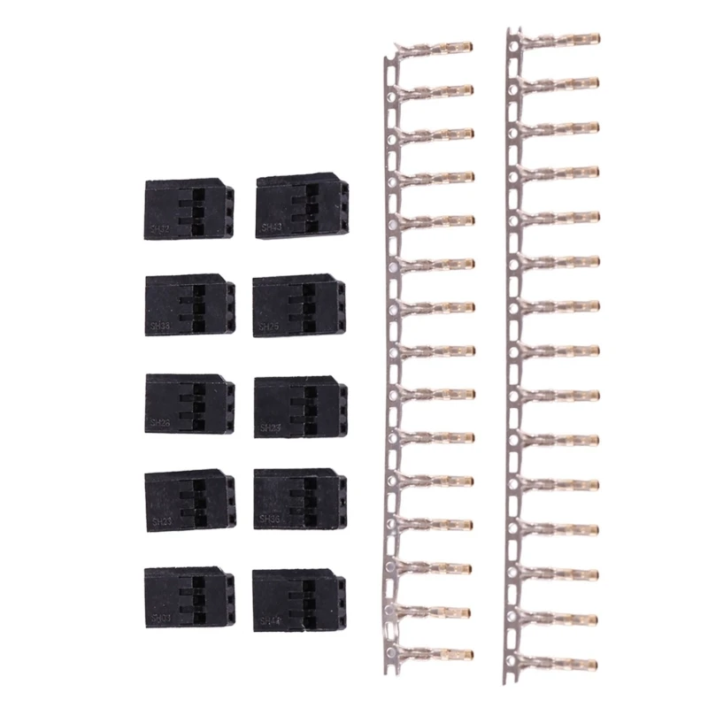 Do zestawu wtyczek serwo Futaba żeńskie/męskie 10/20 zestawów złączy przedłużających Diy