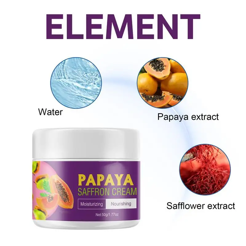 Papaya Body Cream 50g Tightening Moisturizing Day Lotion Non-sticky Beauty Personal Care For Dry Skin Sensitive Skin Oily Skin