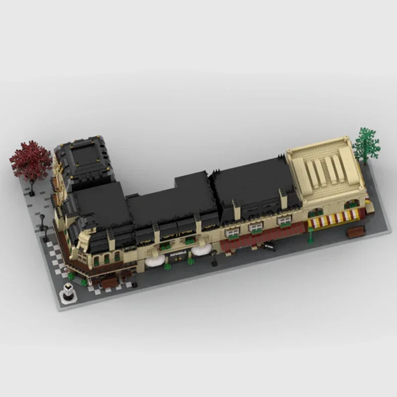 Décennie s de Construction Modulaires Rétro pour Enfant, Briques MOC Techniques, Modèle Street View, Jouets à Assembler Soi-Même, Cadeaux