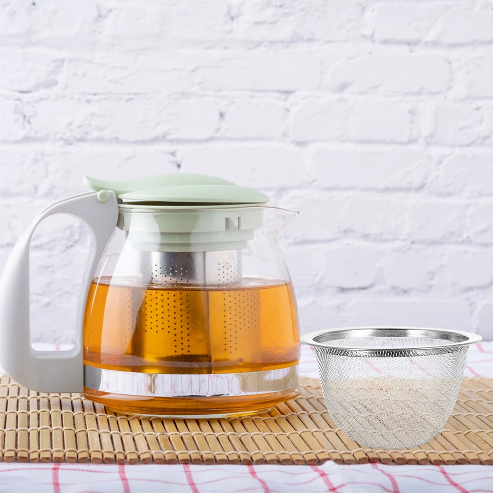 

8Pcs Stainless Steel Tea Filter Mesh Basket Replacement Insert for Loose Leaf Tea Infuser Strainer Teapot Mesh Strainer