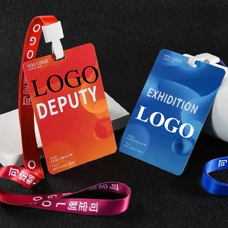 

1pc Customized PVC Work ID Plastic Business Card/printing Card/waterproof/name/business Card/customized Business Card Printing