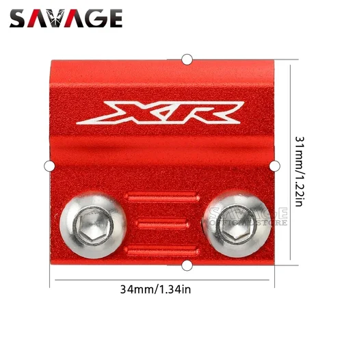 Imagen 2 del producto Abrazadera de mangueras de línea de freno XR 2023, para Honda XR250L XR250R XR650R XR650L XR250 XR400 XR600, Cable de freno, manguera de aceite, Clip guía de tubo