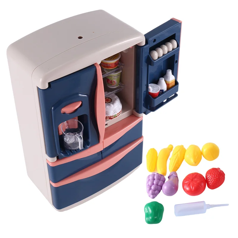 Yh218-2Ce Household Simulation Refrigerator Children's Small Home Appliances Boys And Girls Set Music With Lights