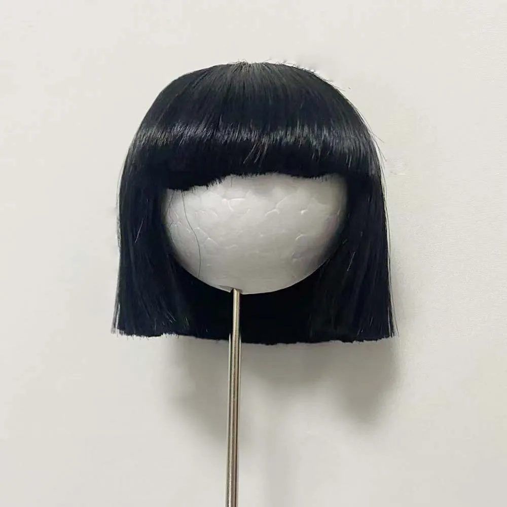 1/3 1/4 1/6 1/8 Bjd SD Peruca Curto Peruca de Cabelo Fresco Fio de Alta Temperatura