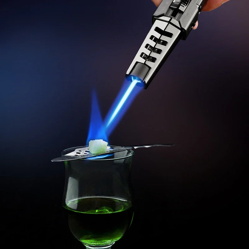 2026 Kitchen BBQ Cigar Big Jet Flame Fire Torch Outdoor Powerful Flame  Camping Gun Lighter Mans Tools Without Butane Gas