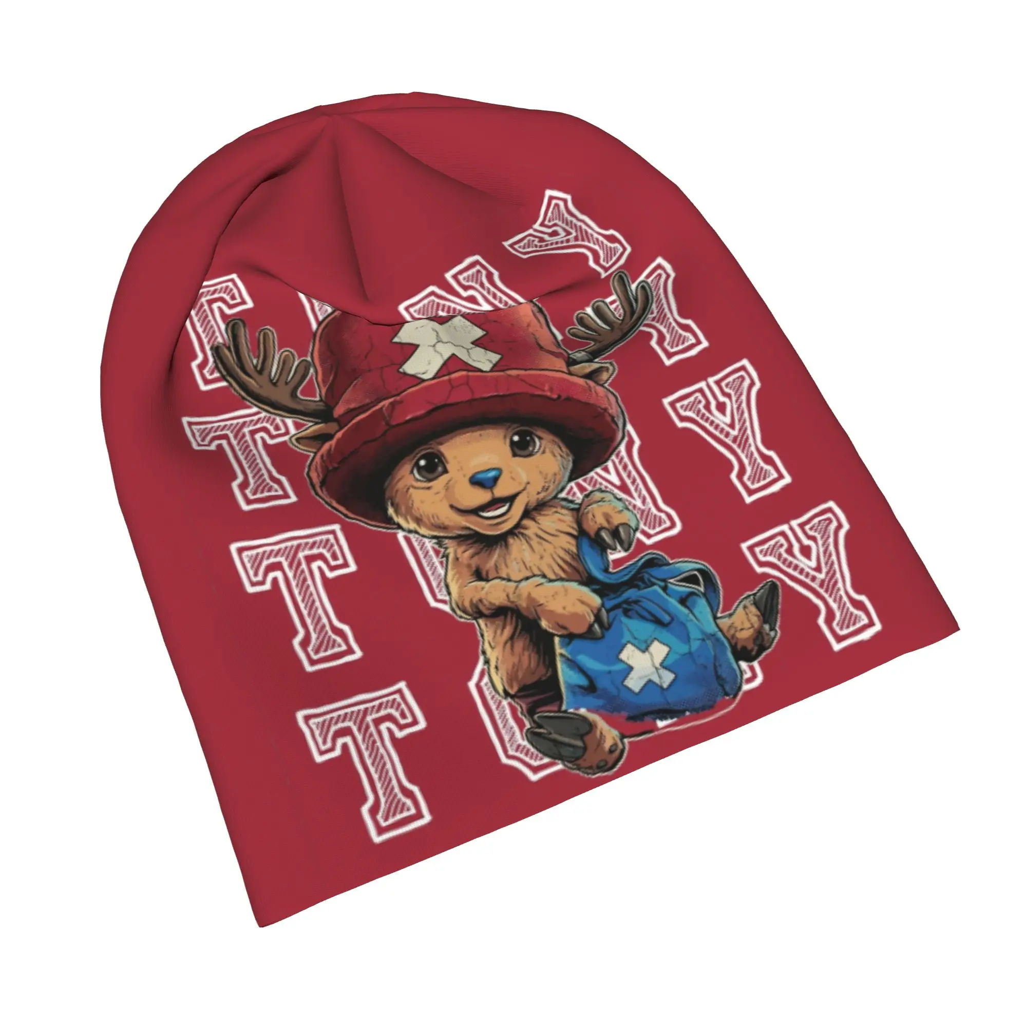 cute reindeer doctor Tony Tony Chopper Skullies Beanies Hats One Piece Hip Hop Unisex Outdoor Cap Warm Dual-use Bonnet Hat